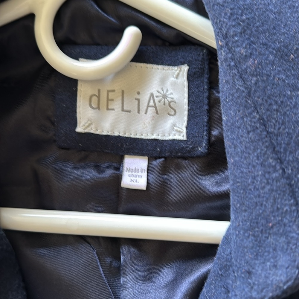 Elegant Navy Blue Women's Jacket - Picture 2 of 2